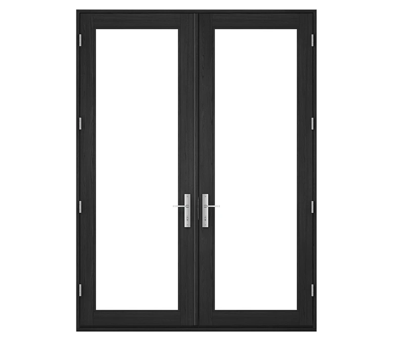 Pella Reserve Contemporary Wood Hinged Patio Door in Harrisburg